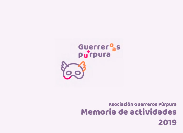 Memoria actividades 2019 - Guerreros Púrpura